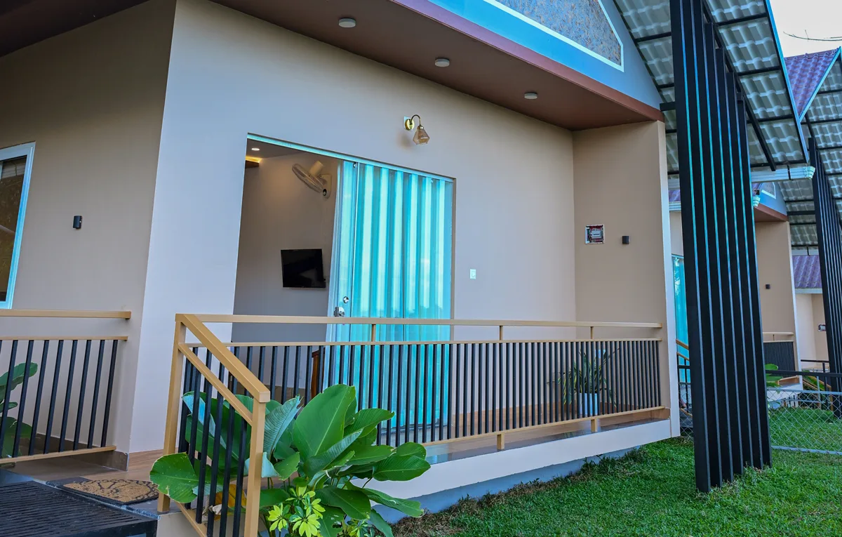 Luxury AC Villa Balcony View